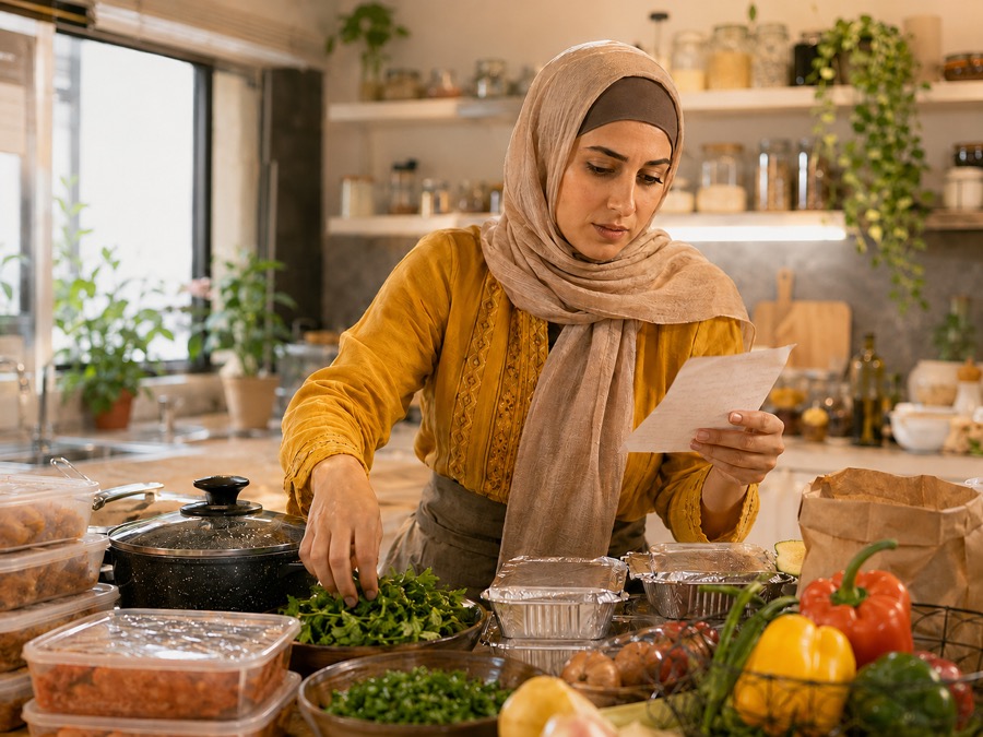 صاحبة مشروع منزلي تجهّز طلبية